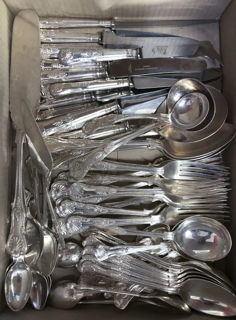 Box of Assorted Kings Pattern Cutlery Image 1++