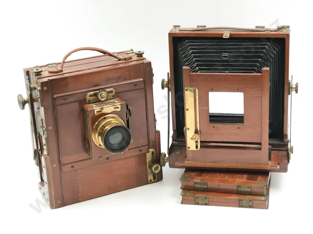 Thornton Pickard Folding Plate Camera Together with other and Plates Image 1++