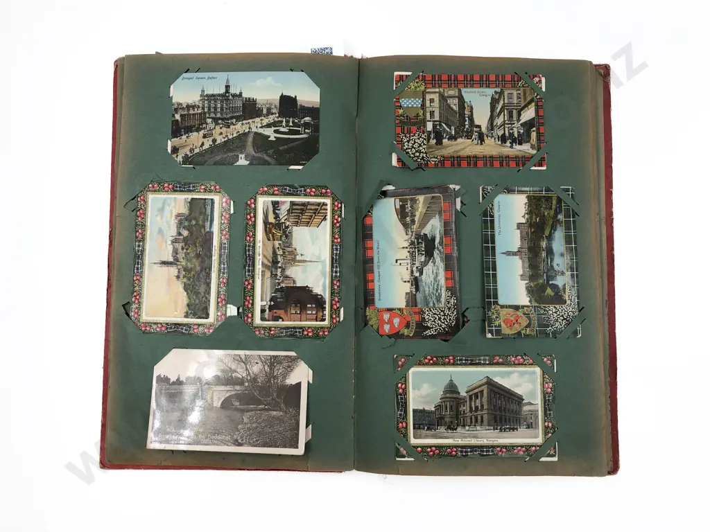 Vintage Post Card Album Image 1++