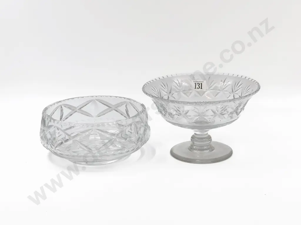 Crystal Comport and Bowl Image 1++