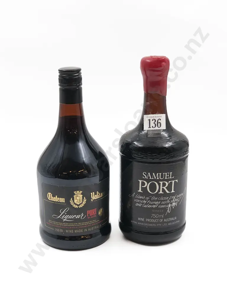 Two 750ml Bottles of Port Image 1++