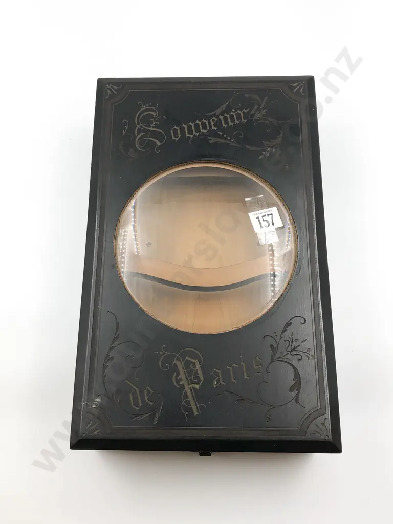 Vintage Magnifying Box "Souvenir de Paris" Image 1++