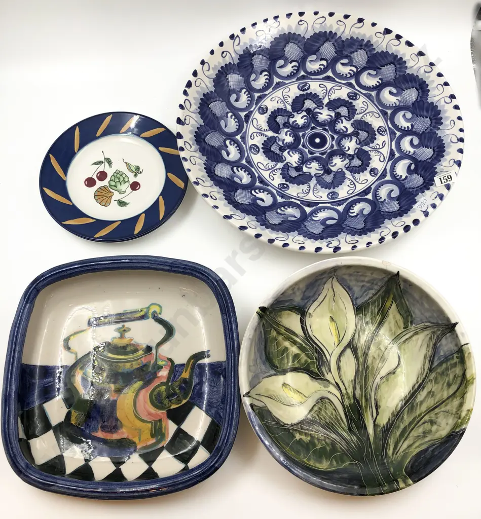 Five Assorted Decorative Platters and Plates Image 1++