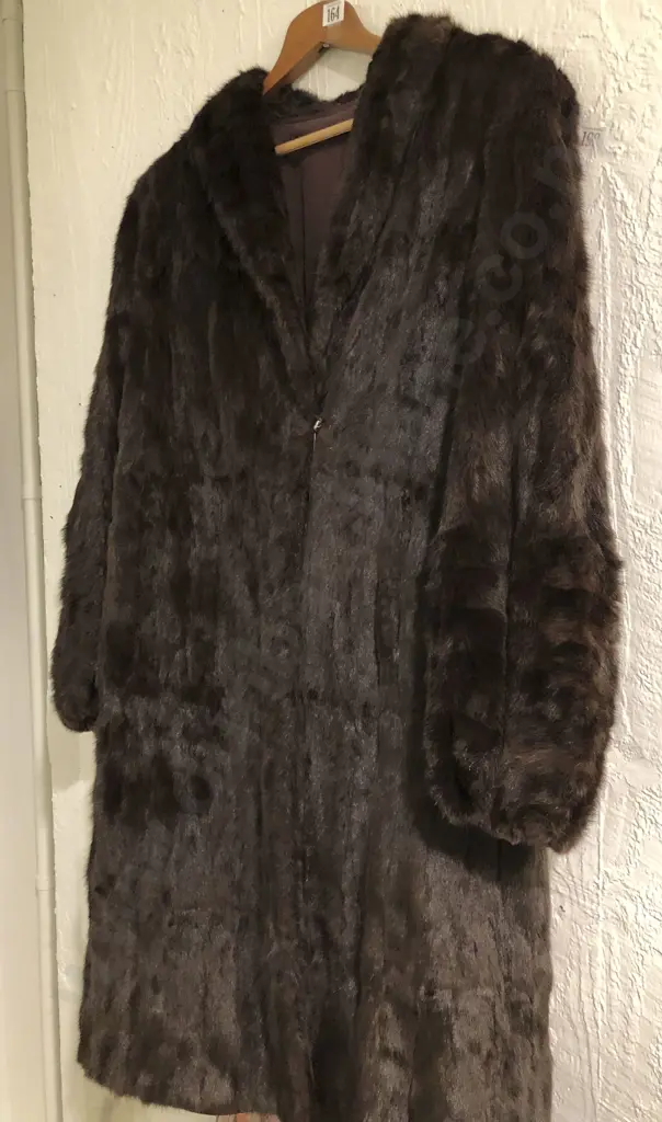 Vintage Full Length Fur Coat Image 1++