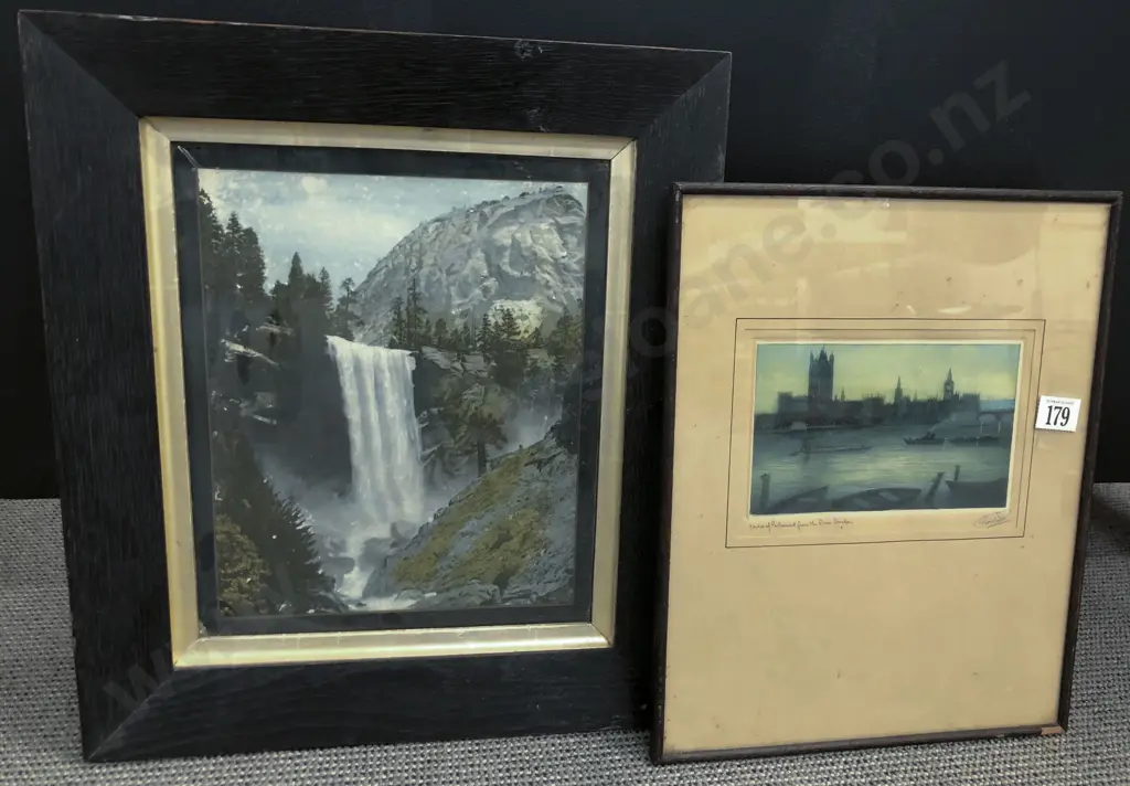 Hand-Coloured Photograph and Etching (2) Image 1++