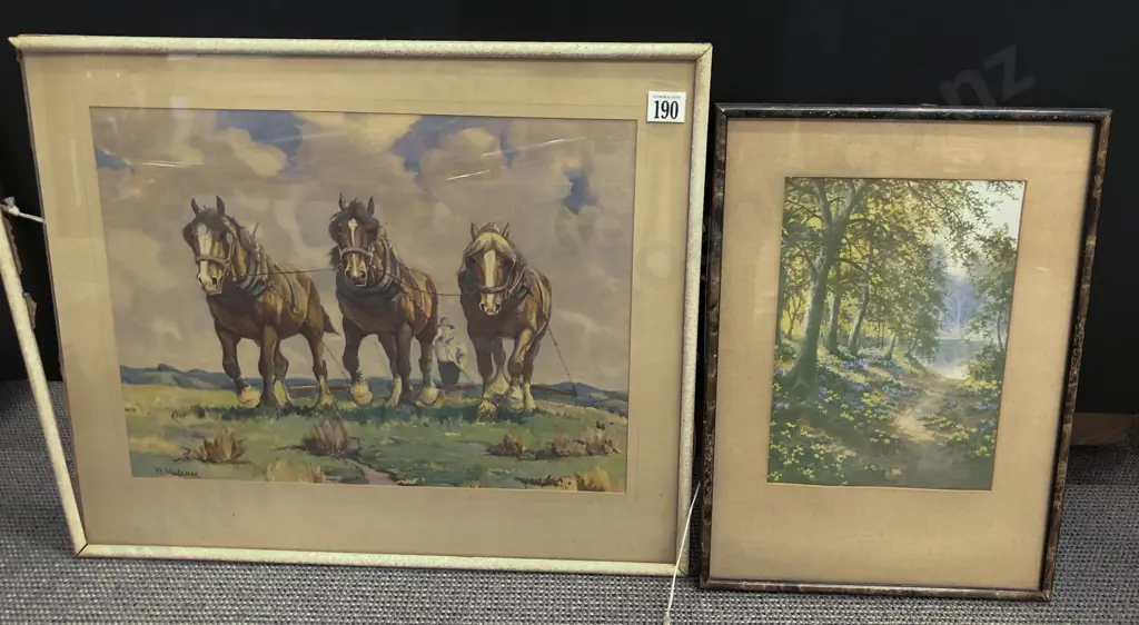 V. E. Whiteman Workhorses Print (Faults) with Other Work (2) Image 1++