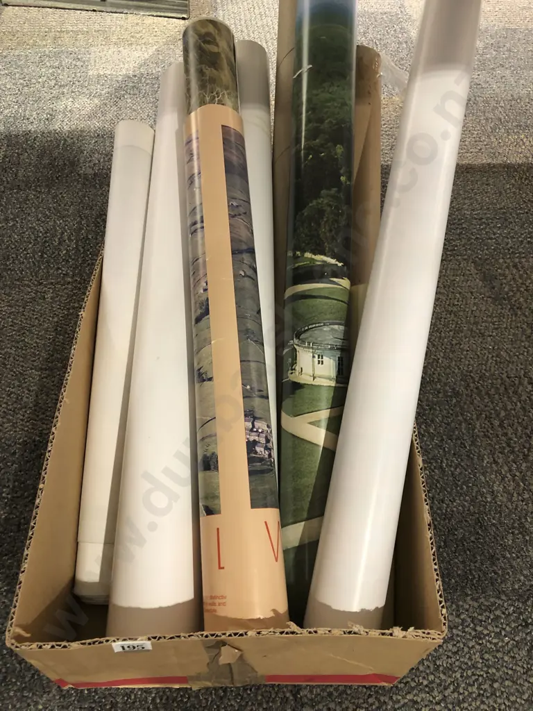 Box of Assorted Unframed Mainly Photographic Posters Image 1++