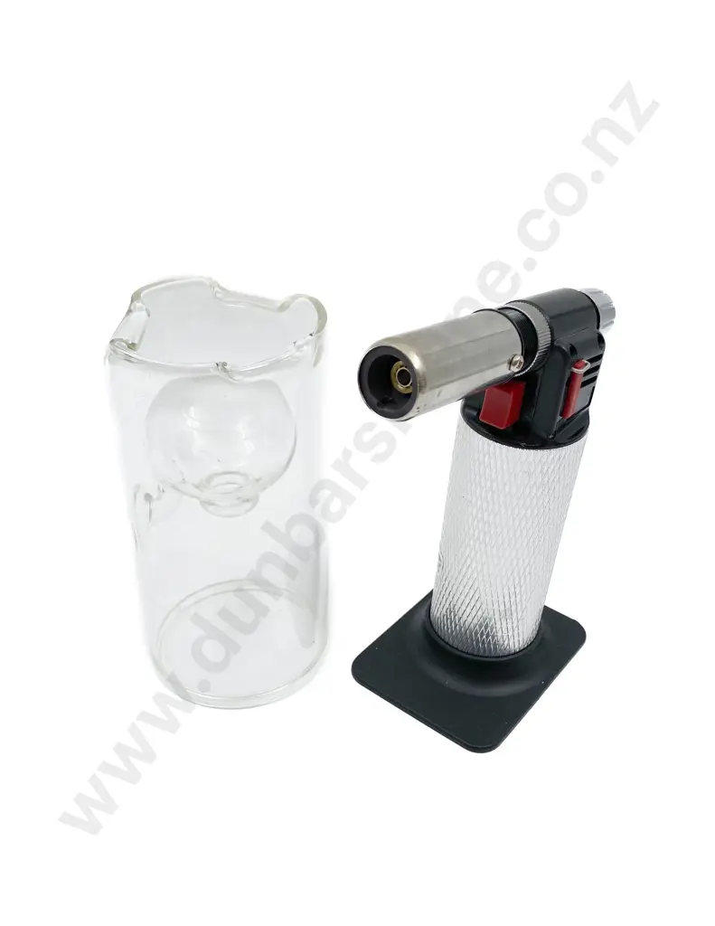 Jon Wolfard Art Glass Lamp Together With Butane Torch Image 1++