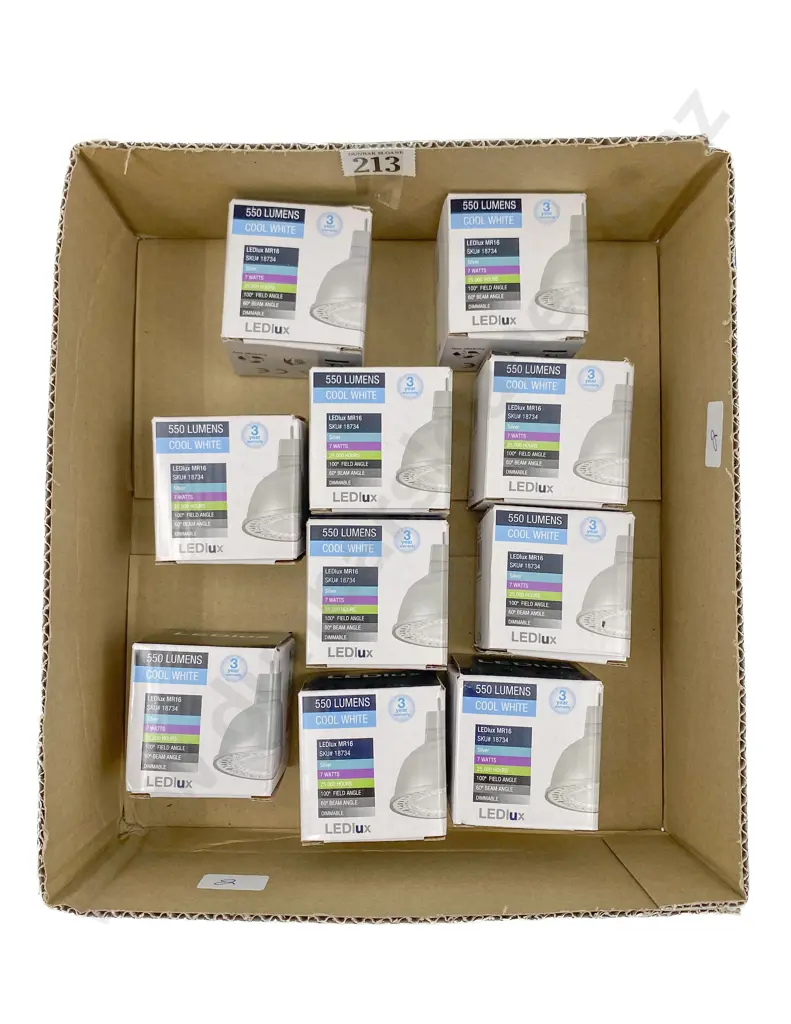 Ten As New LED MR16 Spot Light Light Bulbs Image 1++