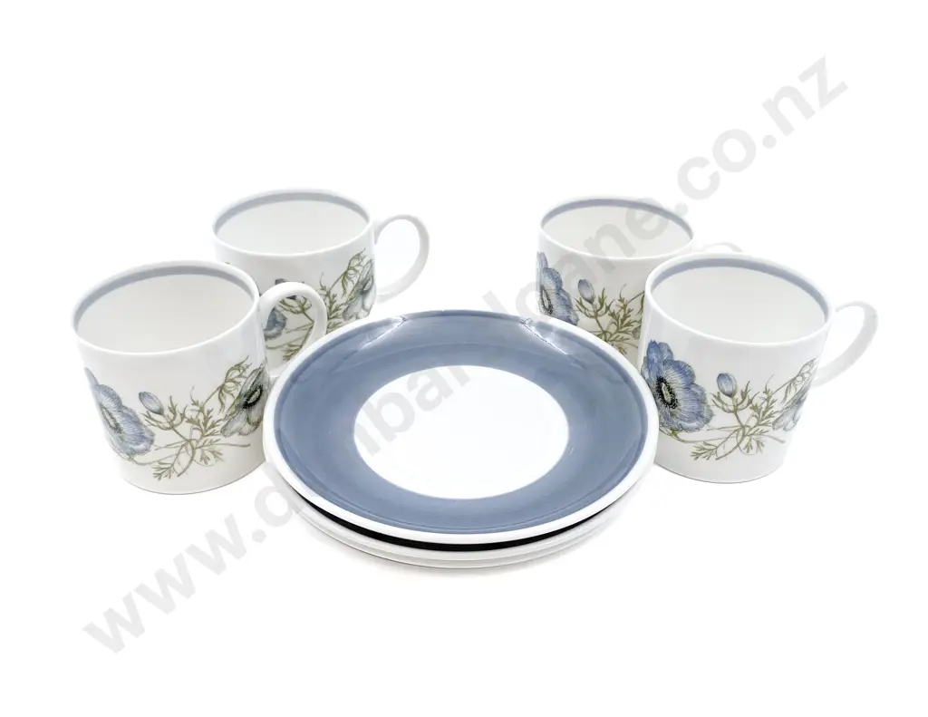 Four Suzie Cooper Cups and Saucers Image 1++