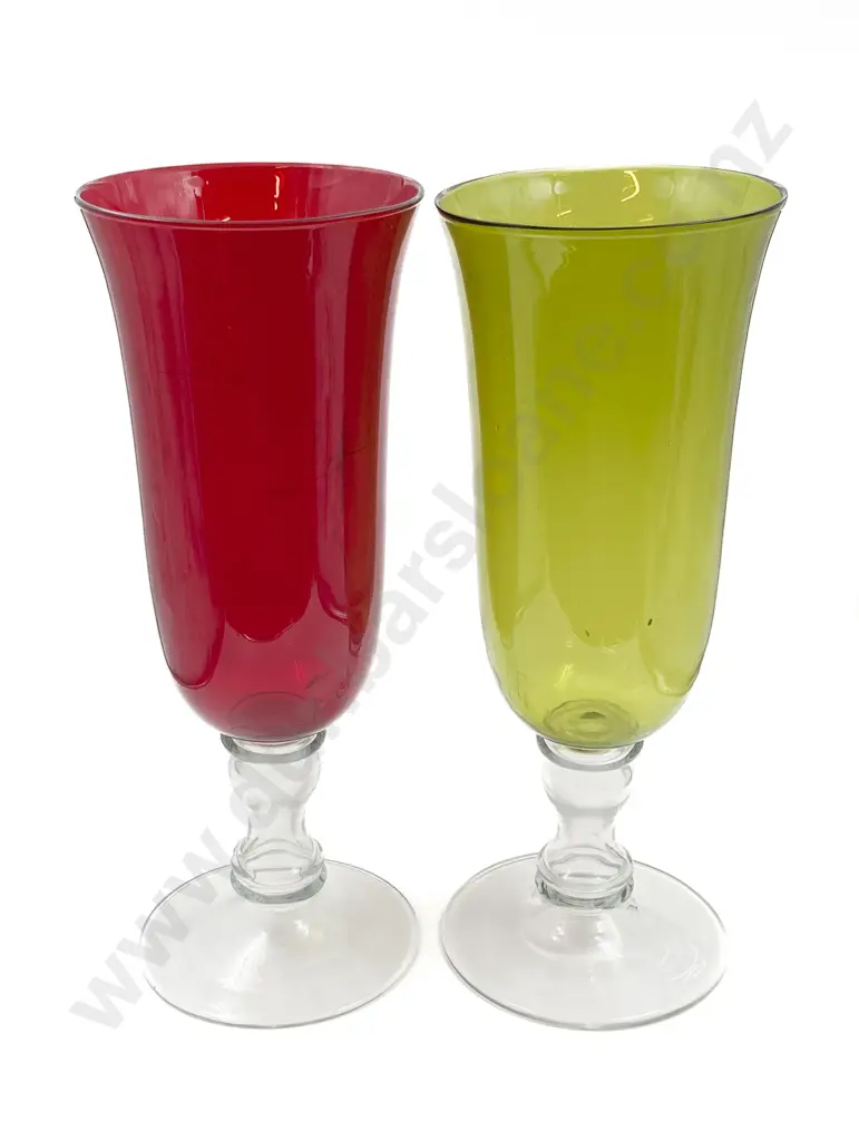 Two Large Coloured Vases Image 1++