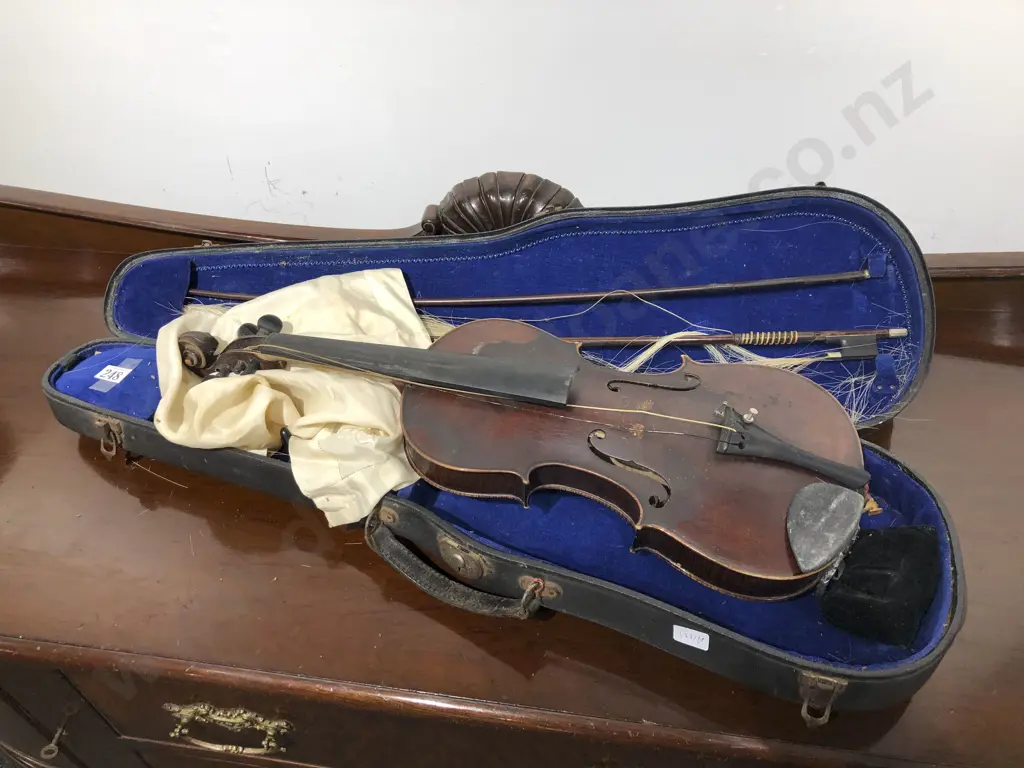 Violin in Case (Faults) Image 1++