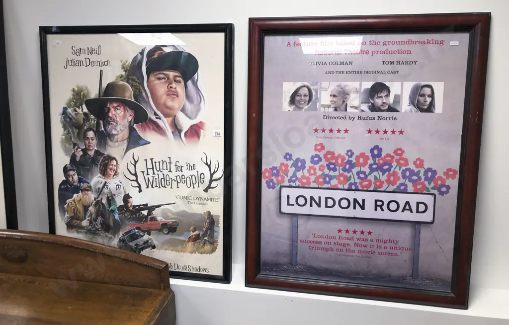 Two Framed Movie Posters Image 1++