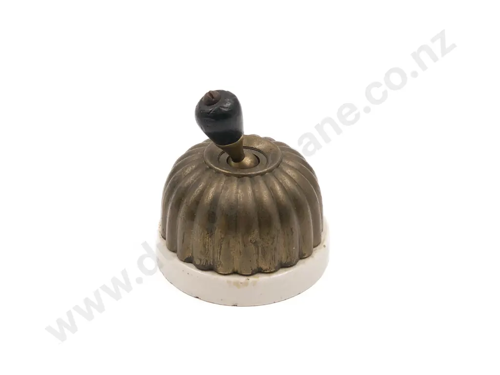 Antique Telac Brass Light Switch Image 1++