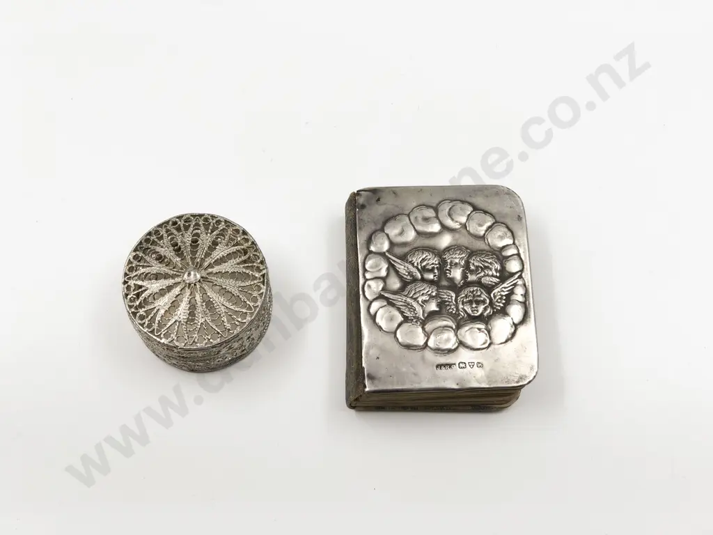 S/S Bound "Royal Bijou Birthday Book" Together with Pill Box Image 1++
