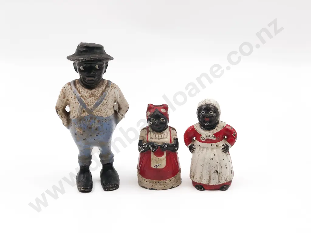 Three Vintage Cast Metal Money Boxes Image 1++