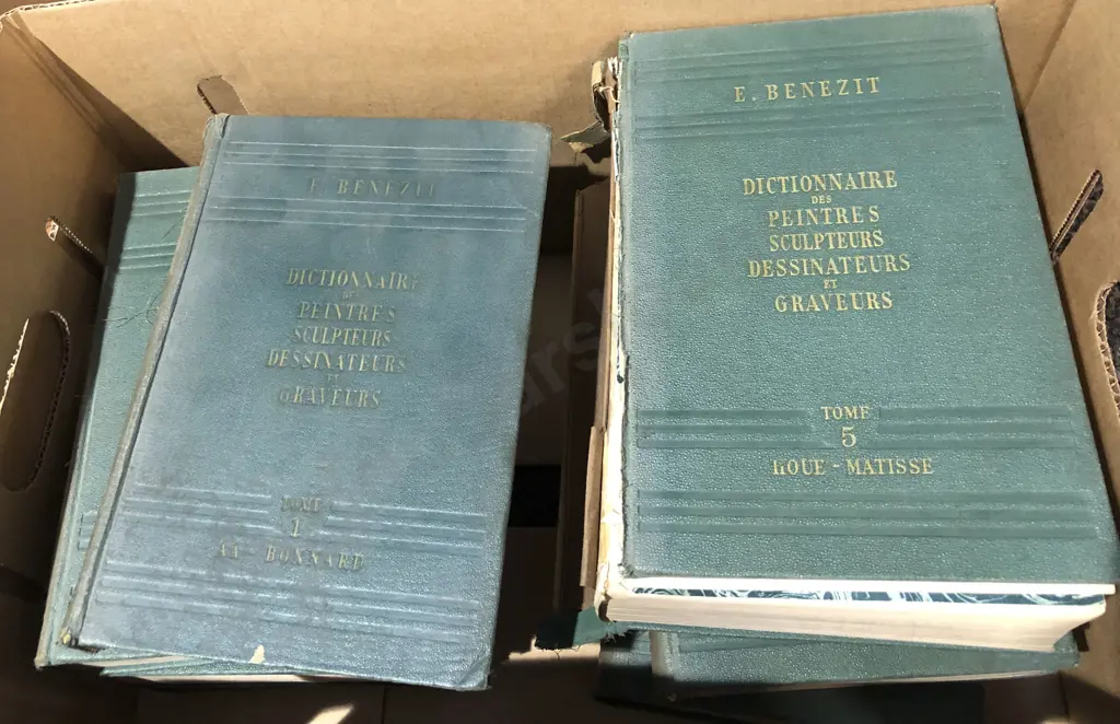 E. Benezit - Dictionnaire des Peintres Sculpteurs Dessinateurs et Graveurs Vols 1-8 (AF) Image 1++