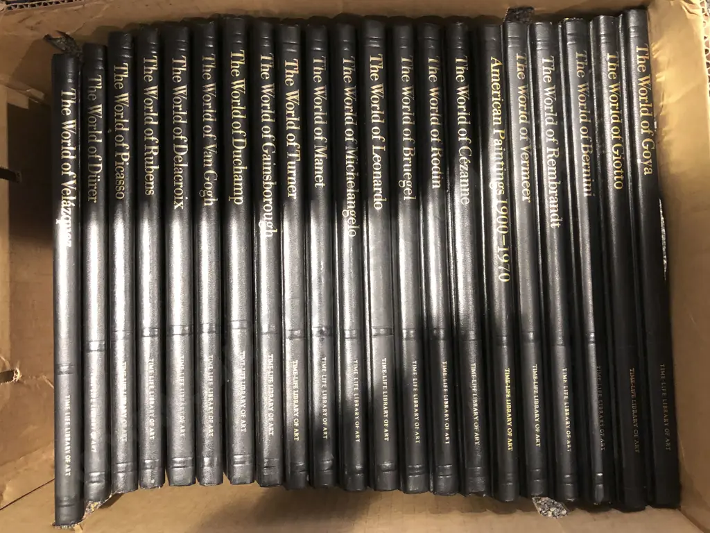 21 Time Life Library of Art Volumes Incl. Picasso and Van Gogh Etc. Image 1++