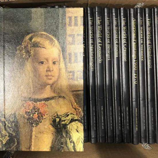 21 Time Life Library of Art Volumes Incl. Picasso and Van Gogh Etc.