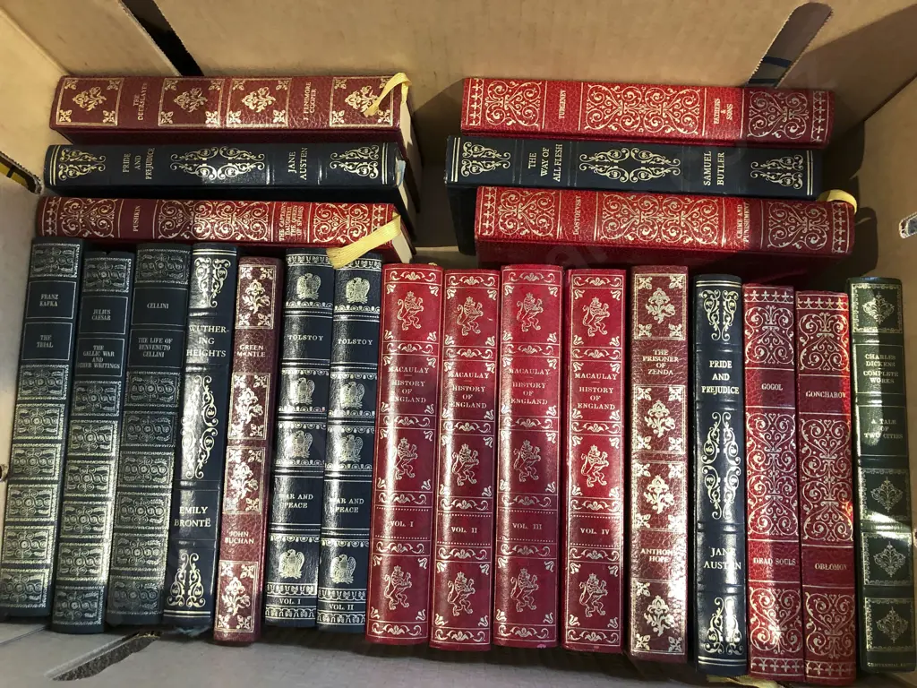 Box of Assorted Mainly Fiction Novels Incl. Austen and Kafka Image 1++
