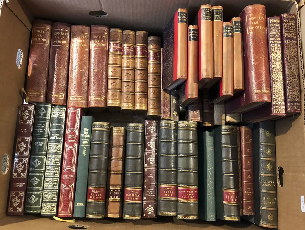 Box of Assorted Mainly Fiction Incl. Shakespeare and Dickens Image 1++