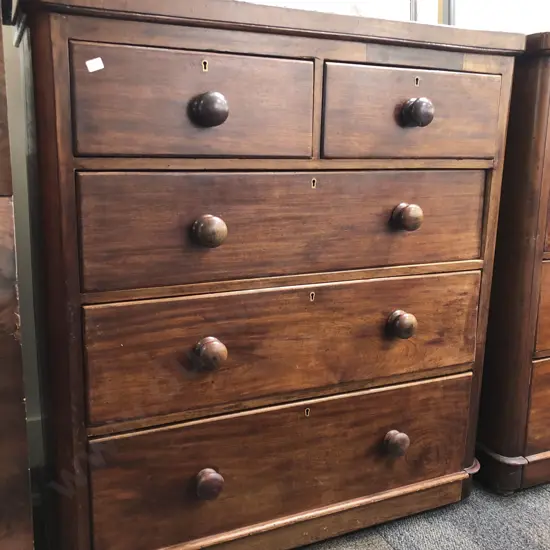 Mahogany Six Drawer Chest of Drawers