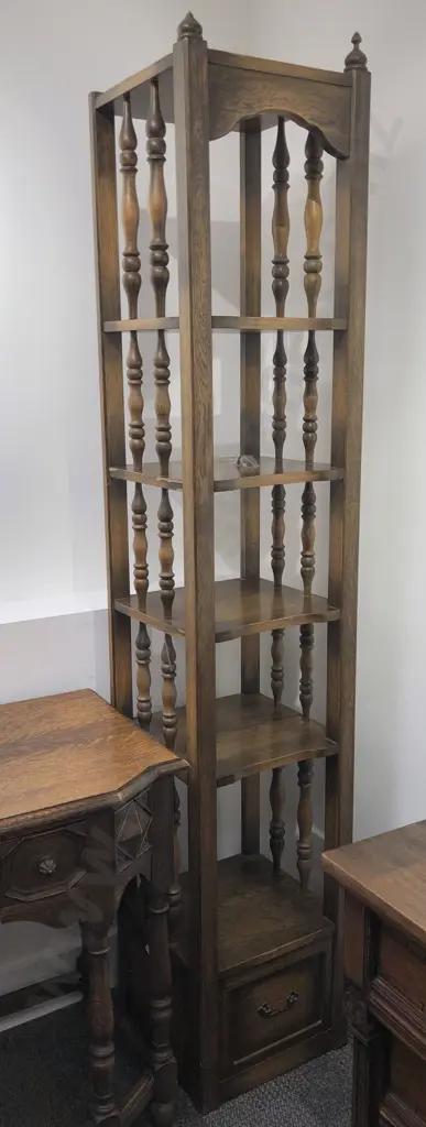 Single Drawer Five Tier Open Back Book Shelf (Minor Faults) Image 1++