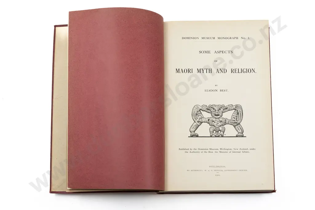 7 Bound Elsdon Best Dominion Museum Monographs Image 1++