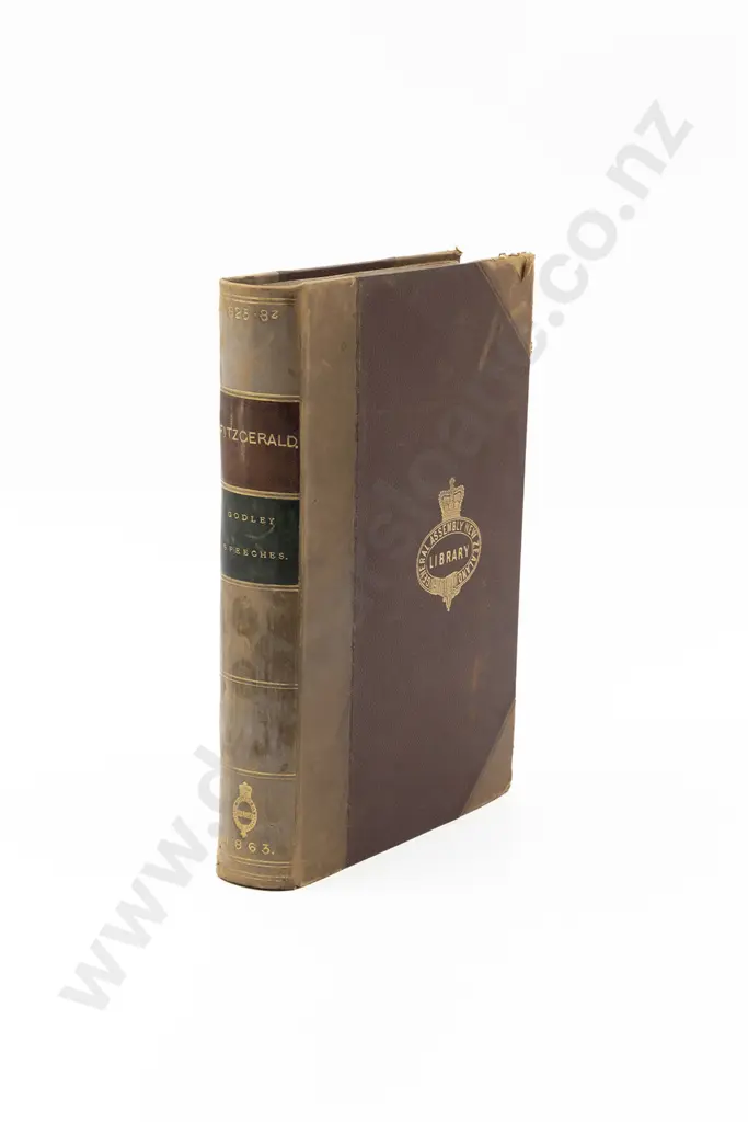 Fitzgerald James Edward - A Selection from the Writings And Speeches of John Robert Godley Image 1++