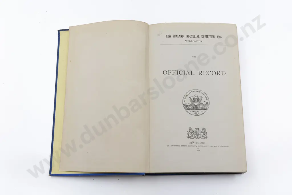 (-) The Official Record New Zealand Industrial Exhibition Image 1++