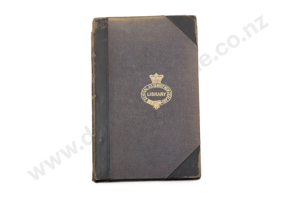 Bound Volume Of Four Late 19th Century NZ Railway Related Proposals & Reports Image 1++