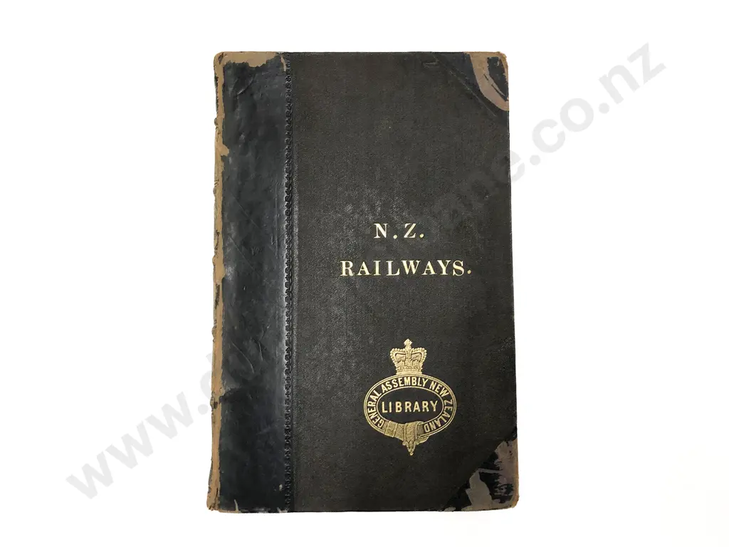 5 Bound In 19th Century NZ Railway Pamphlets Image 1++