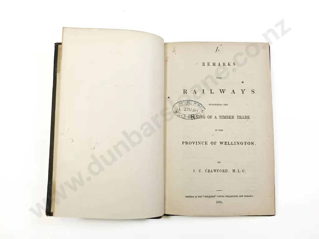 5 Bound In 19th Century NZ Railway Pamphlets Image 1++