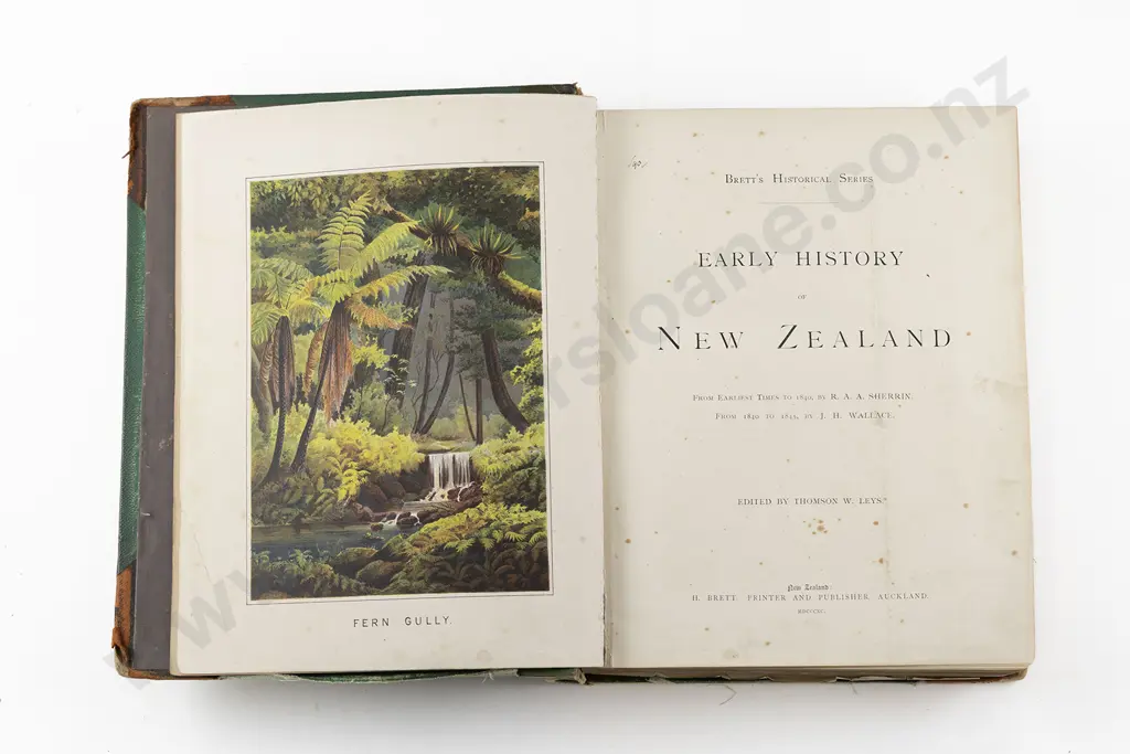 Thomson W Leys (Editor) Early History Of New Zealand Image 1++