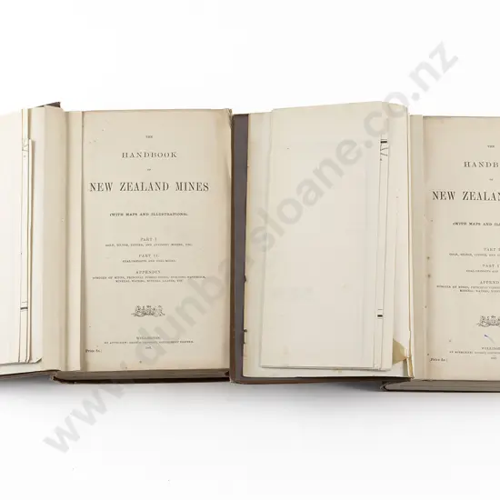 (-) The Handbook Of New Zealand Mines (2 Copies)