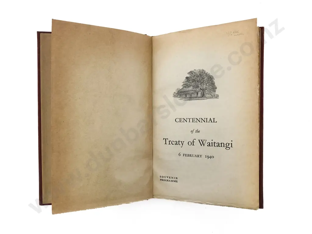 Centenary of the Treaty of Waitangi 6 February 1940 Souvenir Programme Image 1++