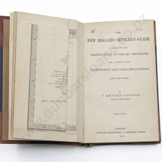 Cooper J Rhodes (Cape 58th Regt) - The New Zealand Settlers Guide