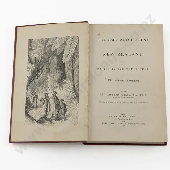 Taylor Rev Richard - The Past And Present of New Zealand