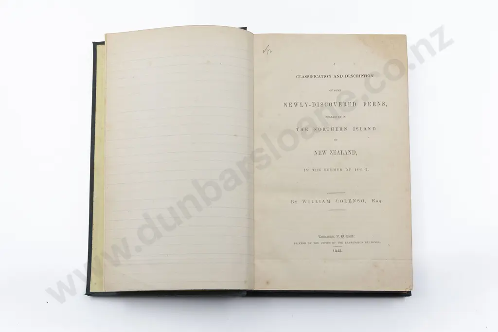 Colenso William - 6 Bound 19th Century Pamphlets Image 1++
