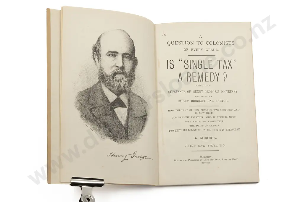 Kororia - Is "Single Tax" A Remedy ? Image 1++