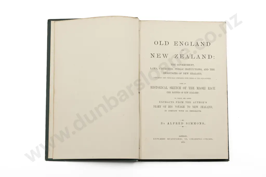 Simmons Alfred - Old England and New Zealand Image 1++