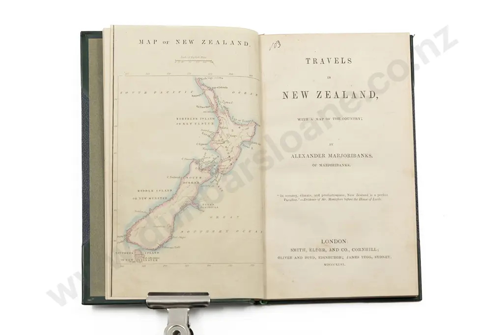 Marjoribanks Alexander - Travels In New Zealand Image 1++