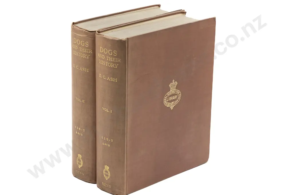 Ash Edward C - Dogs: Their History And Development (2 Volumes) Image 1++