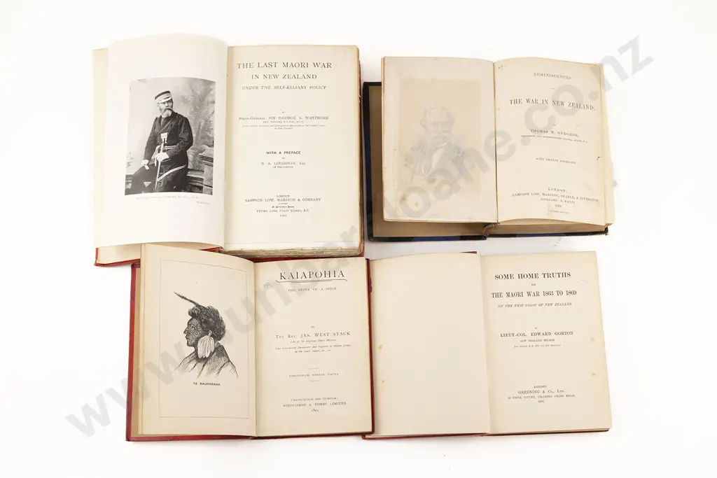 4 Maori War Related Volumes Image 1++