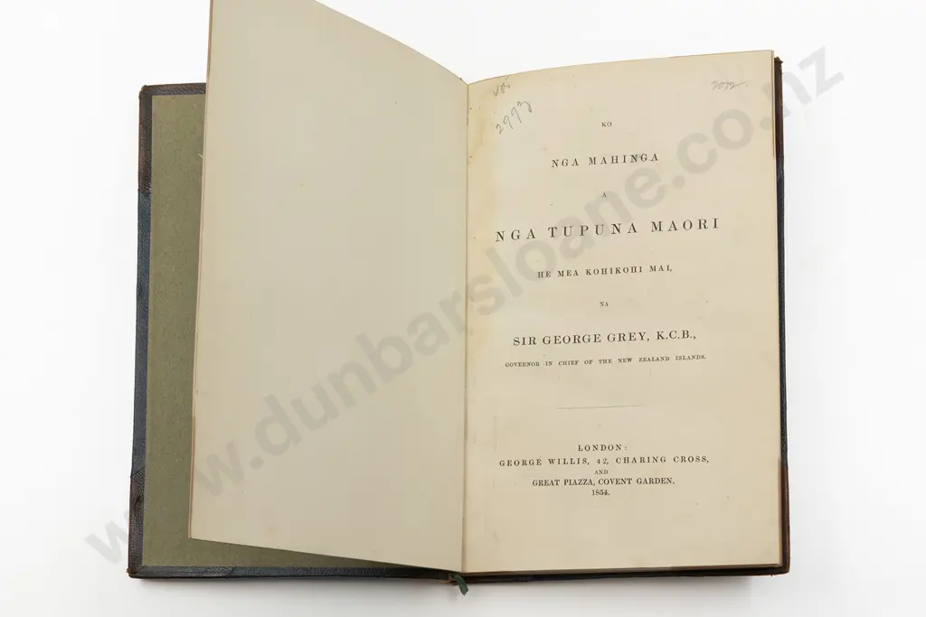 Grey Sir George - Ko Nga Mahinga A Nga Tupuna Maori Image 1++