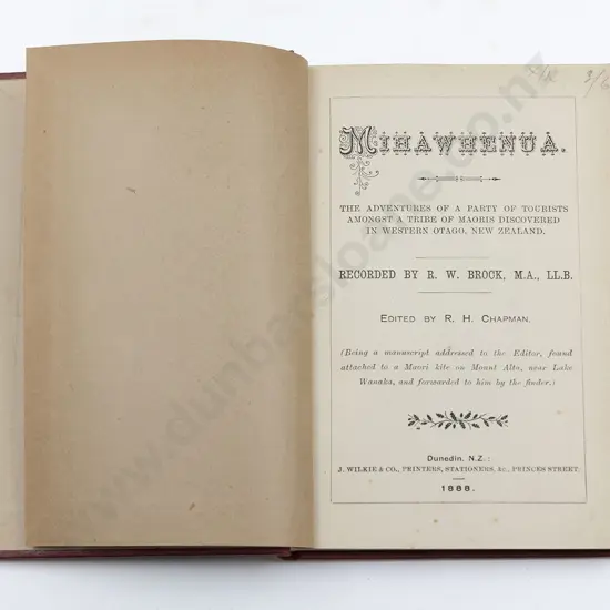 Brock R W - Mihawhenua