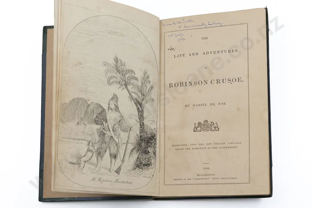 De Foe Daniel - The Life And Adventures Of Robinson Crusoe (In Maori) Image 1++