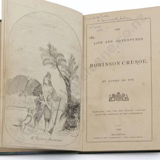 De Foe Daniel - The Life And Adventures Of Robinson Crusoe (In Maori)