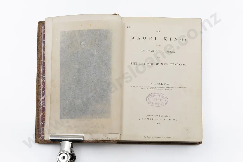 Gorst J E - The Maori King Image 1++
