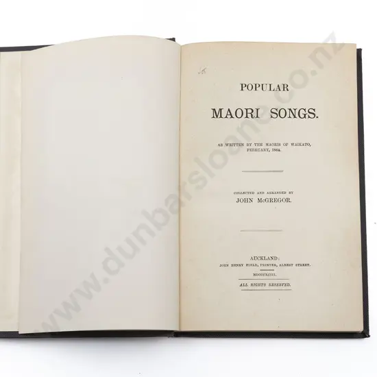 McGregor John - Popular Maori Songs